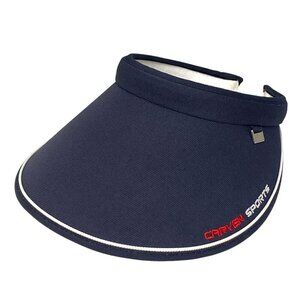 CARVEN Golf Visor Navy Blue Womens Sports Hat Golfing Accessory